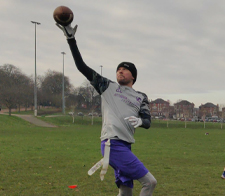 Nottingham Honey Badgers American Flag Football in action
